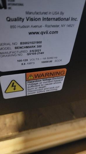 Used View Benchmark 300 High Speed Optical Metrology System