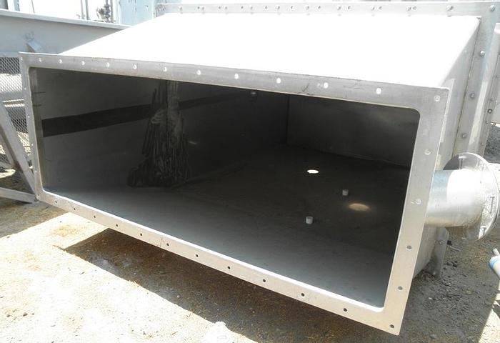 Used Hopper, 120 CF, S/st, 5' X 3.5' X 5', #S741238