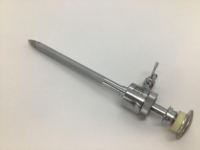 Used STORZ Trocar and Cannula 6mm Diameter with Single Luer Tap 120mm 30101k