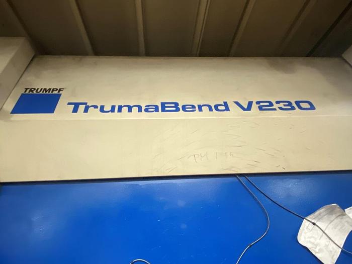 Used 2003 Trumpf TrumaBend V230 CNC Pressbrake