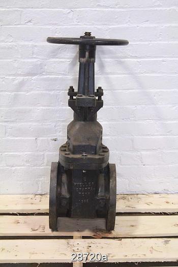 Used Mueller 6" Outside Stem And Yoke Hand Operated Knife Gate Valve #28720
