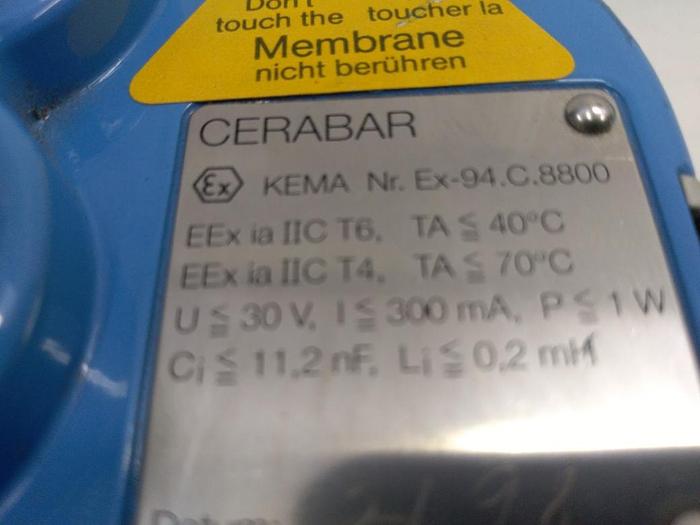 Druckmessumformer Cerabar PMC635-G11F9N1GYY1, Endress und Hauser, Eex, neuwertig