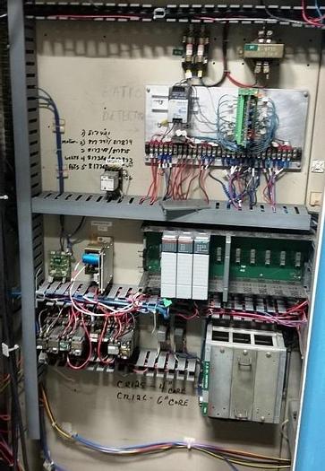 Used 64" WIDE DUSENBERY 815 DUPLEX SLITTER REWINDER CANTILEVERED