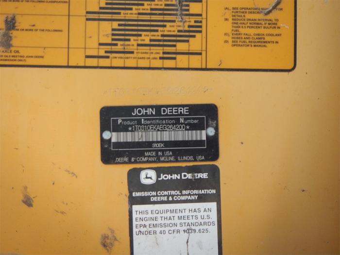 Used 2014 DEERE 310K EP