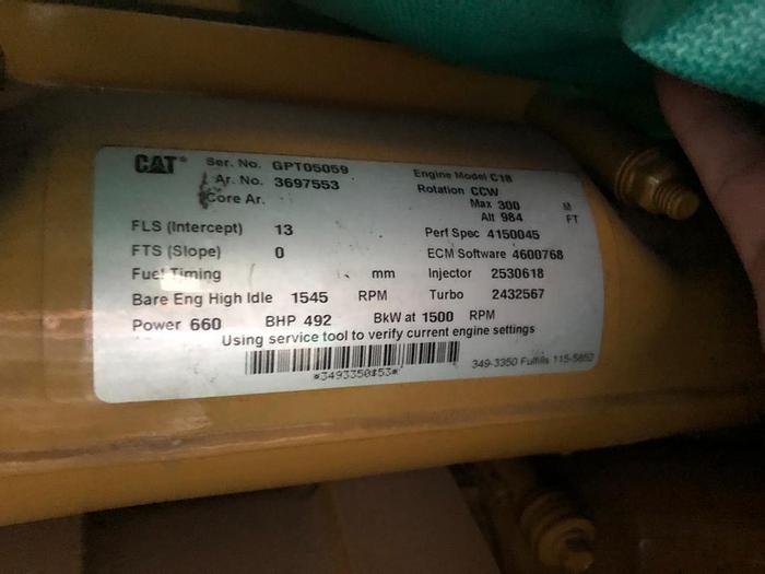 Caterpillar generators Marine Tier II with class certificates