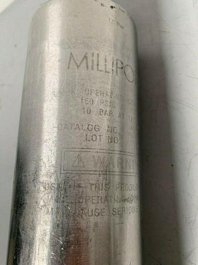 Used Millipore H4127TSTC Stainless Steel 150PSI Filter Housing w/ 2" Outlet & Inlet