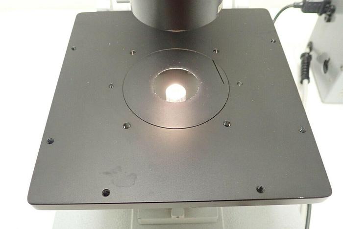 Used Leitz Wetzlar Diavert Microscope w/ 4 Objectives, Periplan GF 10X Eyepieces etc