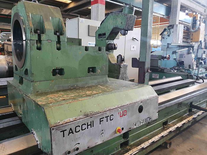 Usato TORNIO PARALLELO A TRE GUIDE TACCHI FTC 100 x 15000 CNC