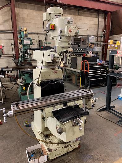 Used 10" X 50", FIRST, LC-185VS, VERTICAL MILLING MACHINE