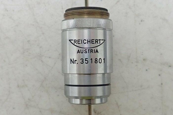 Used Reichert Austria 351801 Oel 100/1.25 160/0.17 np Microscope Objective