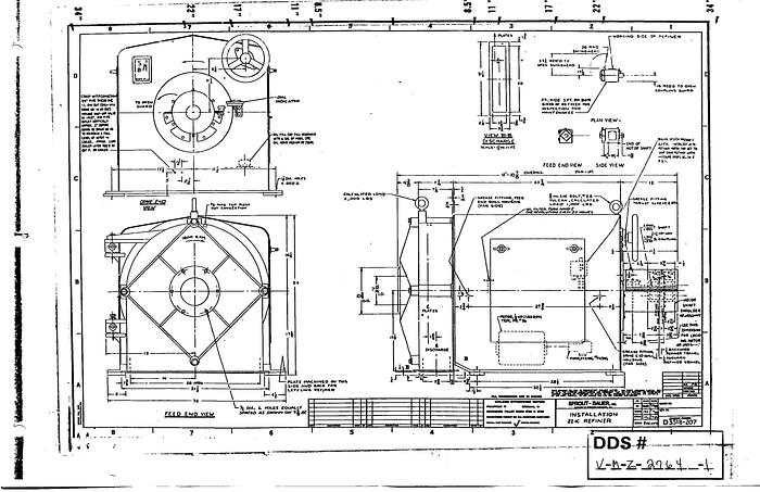 Used Andritz Sprout Bauer 22-1C Refiner #19915