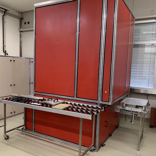 Used used Cooling paternoster for cooling hollow bodies.