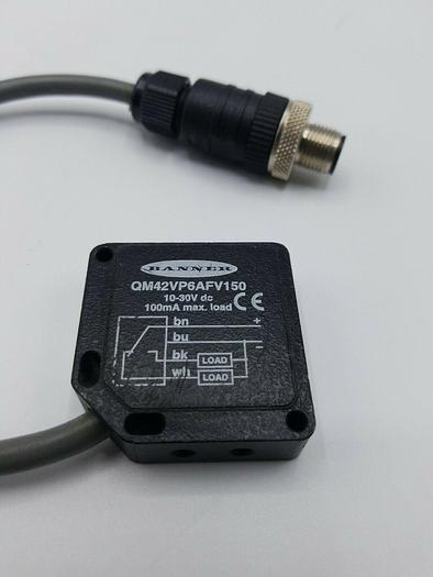 Used BANNER PROXIMITY SENSOR QM42VP6AFV150