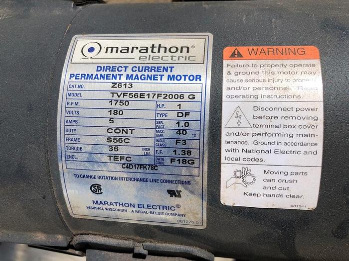 Used Conveyor, Belt, 24" x 6', S/st, Inspection, Variable Speed #S743799