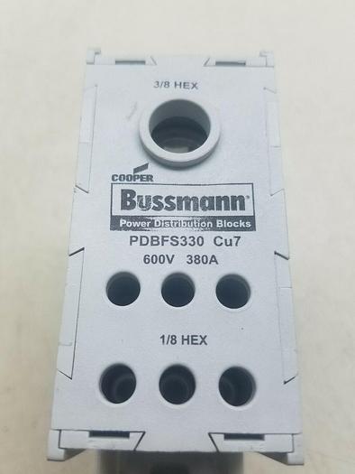 Used BUSSMANN PDBFS330 POWER DISTRIBUTION BLOCK