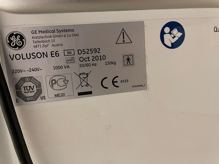 Used 2010 GE Voluson E6
