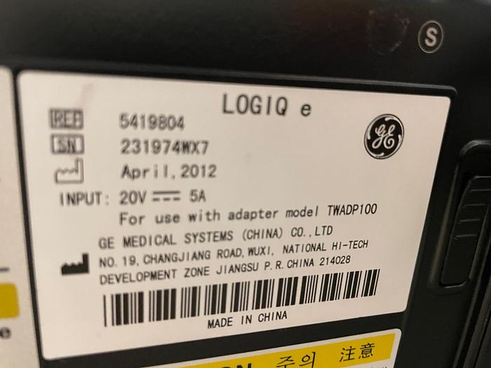 Used 2012 GE Logiq e