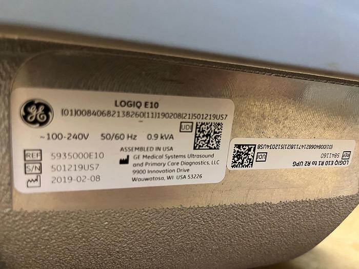 Used 2019 GE Logiq E10