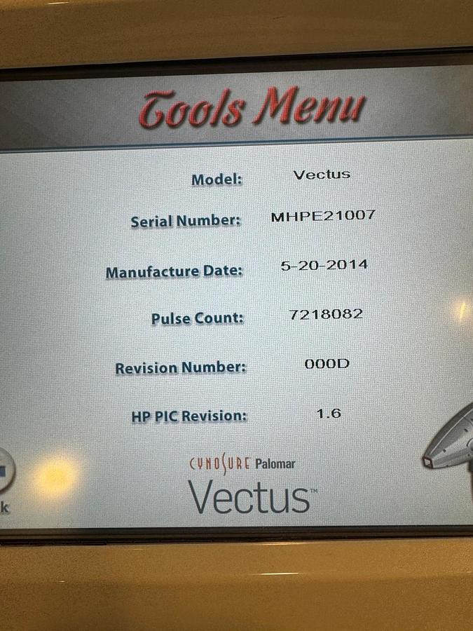 Used Cynosure Vectus