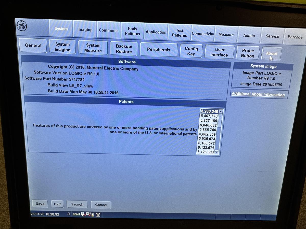 Used For Sale GE Logiq e OB / GYN - Vascular Ultrasound