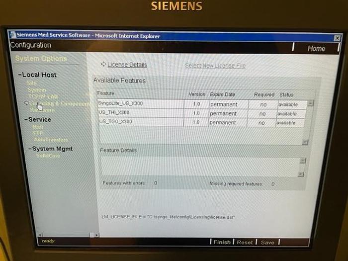 Used 2013 SIEMENS Siemens Acuson X300