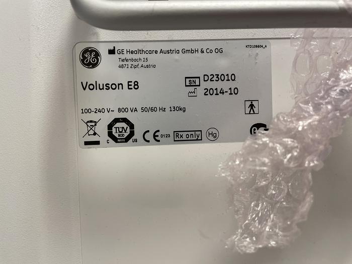 Used 2015 GE Voluson E8