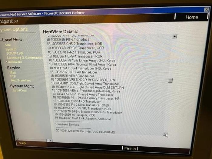 Used 2013 SIEMENS Siemens Acuson X300