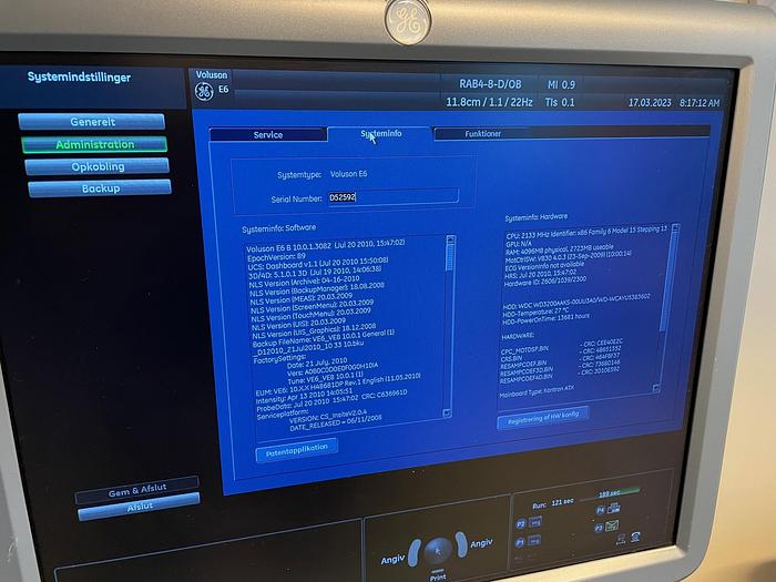 Used 2010 GE Voluson E6