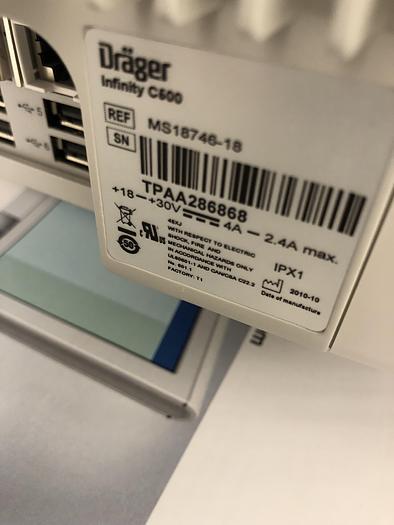 Used 2010 Draeger Infinity C500