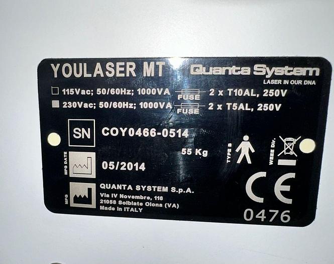 Used 2014 Quanta Youlaser MT