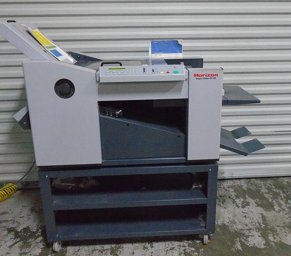 Used Standard Horizon PF 40 Automated Paper Folder, 2010 Video for Sale
