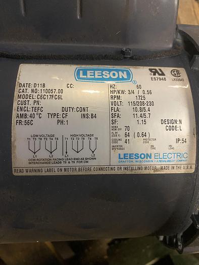 Unused Neptune JG-4.0 Top Mount Agitator, .75" Shaft #41227