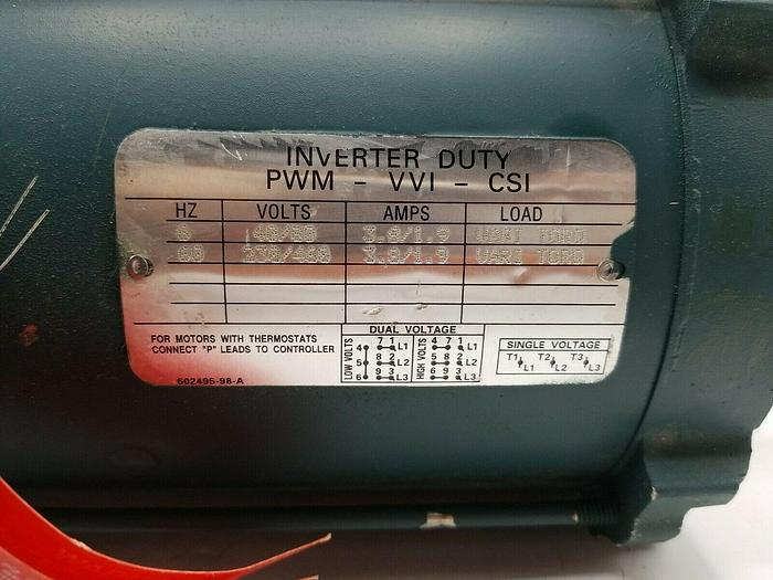 Used reliance R7919453N-JF Type J Ph.3 Hp.1 5.