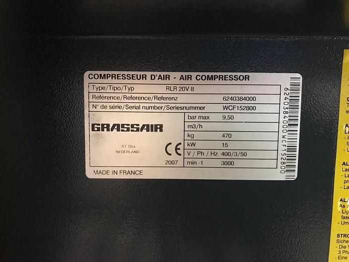 Used GRASSAIR AIR COMPRESSOR