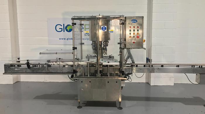 Used King 8 head capping machine CS120