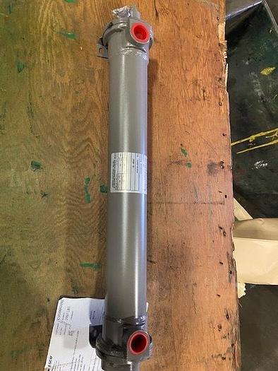 Used STANDARD XCHANGE  HCF 3"DIA. X 24" LONG HORIZONTAL SHELL & TUBE HEAT EXCHANGER UNUSED