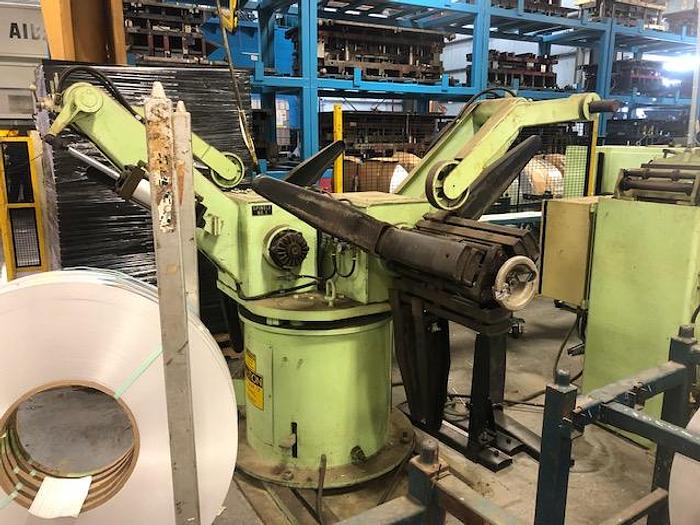 Used 12" x .156 x 4,000# CWP SERVO FEED LINE