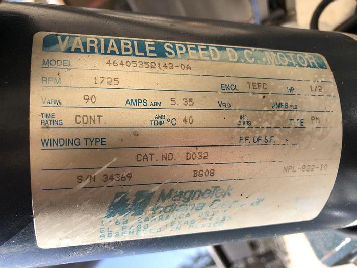 Used Filler, Piston, 1-Head, 304 Stainless Steel, Alesco, Mdl 1495 #S743814