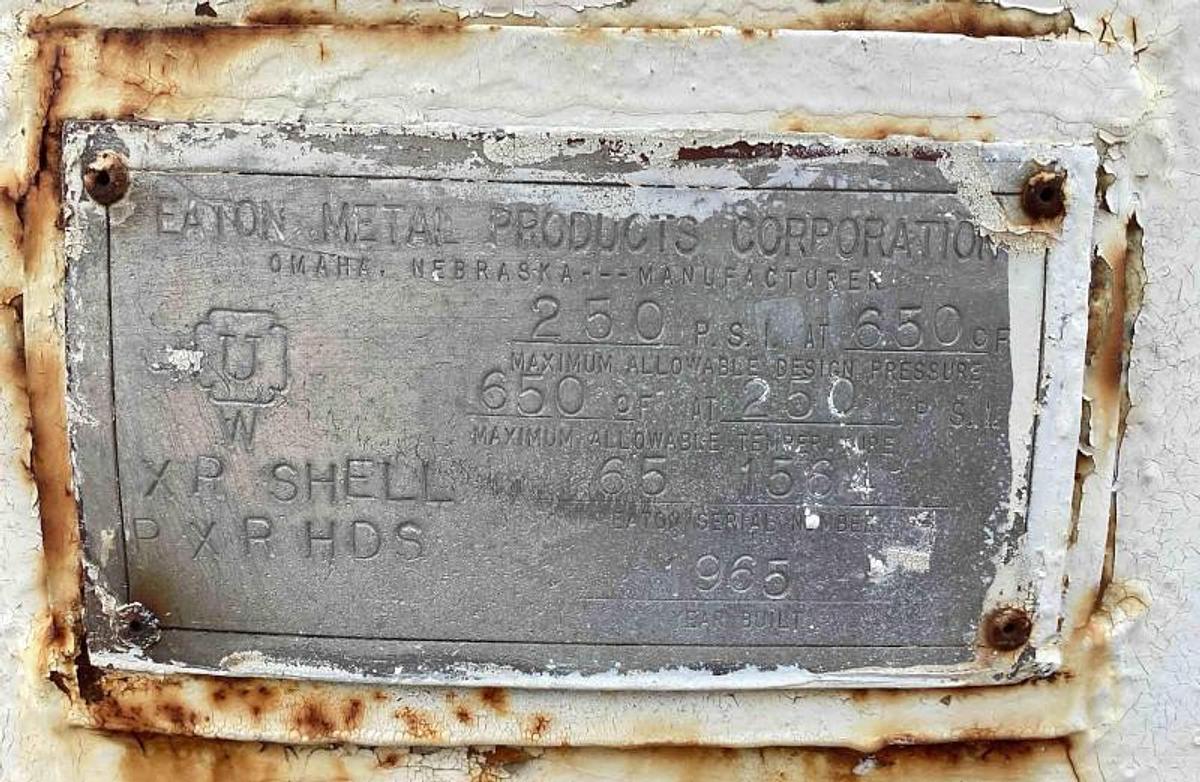 Used 18,000 Gallon Skid Anhydrous Tank