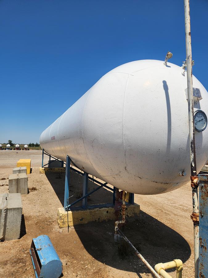 Used 12,000 Gallon Anhydrous Ammonia Tank
