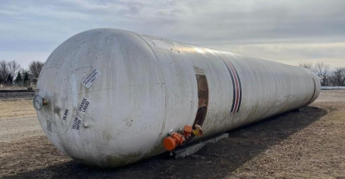 Used 26,000 Gallon Anhydrous Storage Tank