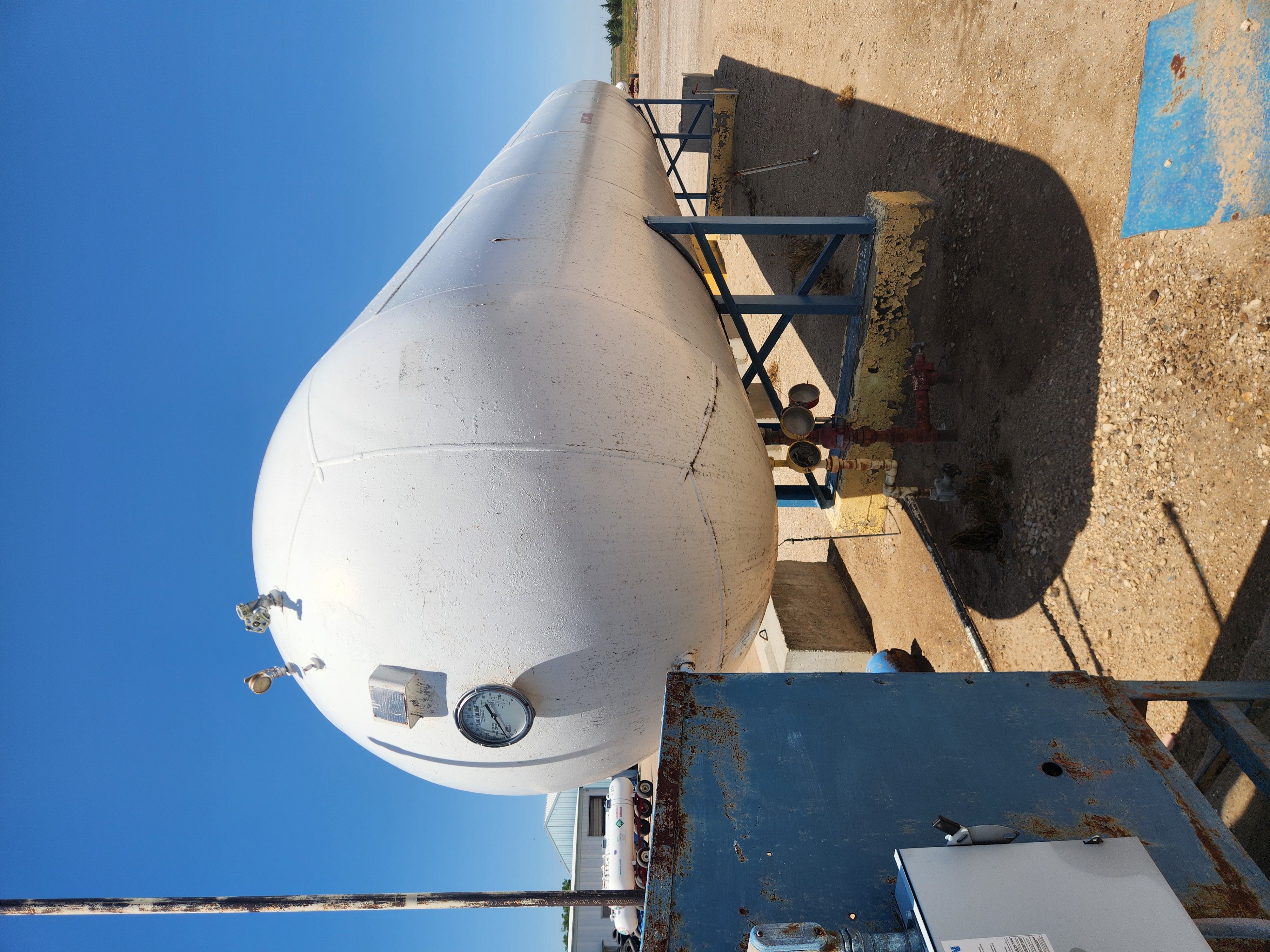 Used 12,000 Gallon Anhydrous Ammonia Tank