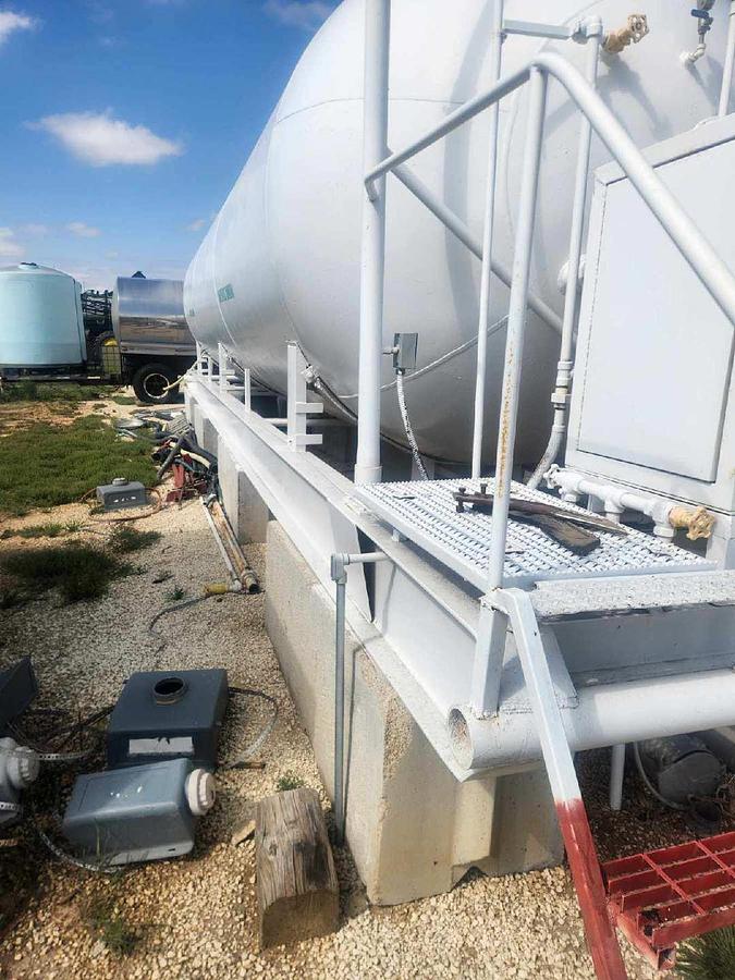 Used 12,000 Gallon Skid Nh3 Tank