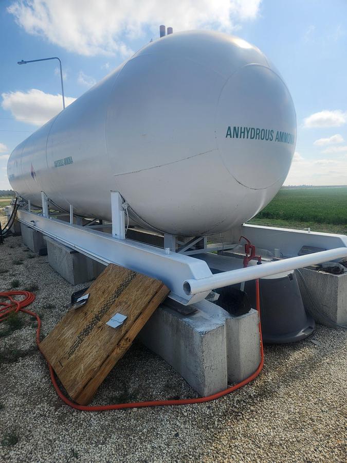 Used 12,000 Gallon Skid Nh3 Tank