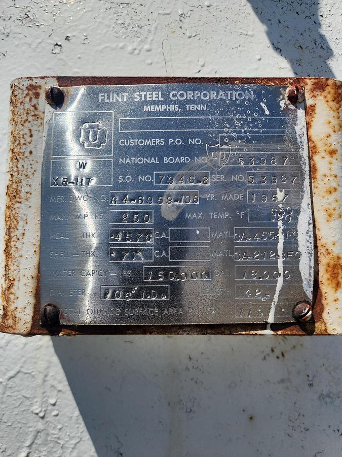 Used 18,000 Gallon Nh3 Tank