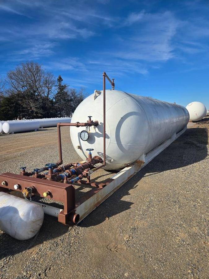 Used 12,000 Gallon Skidded Tank For Sale or Lease