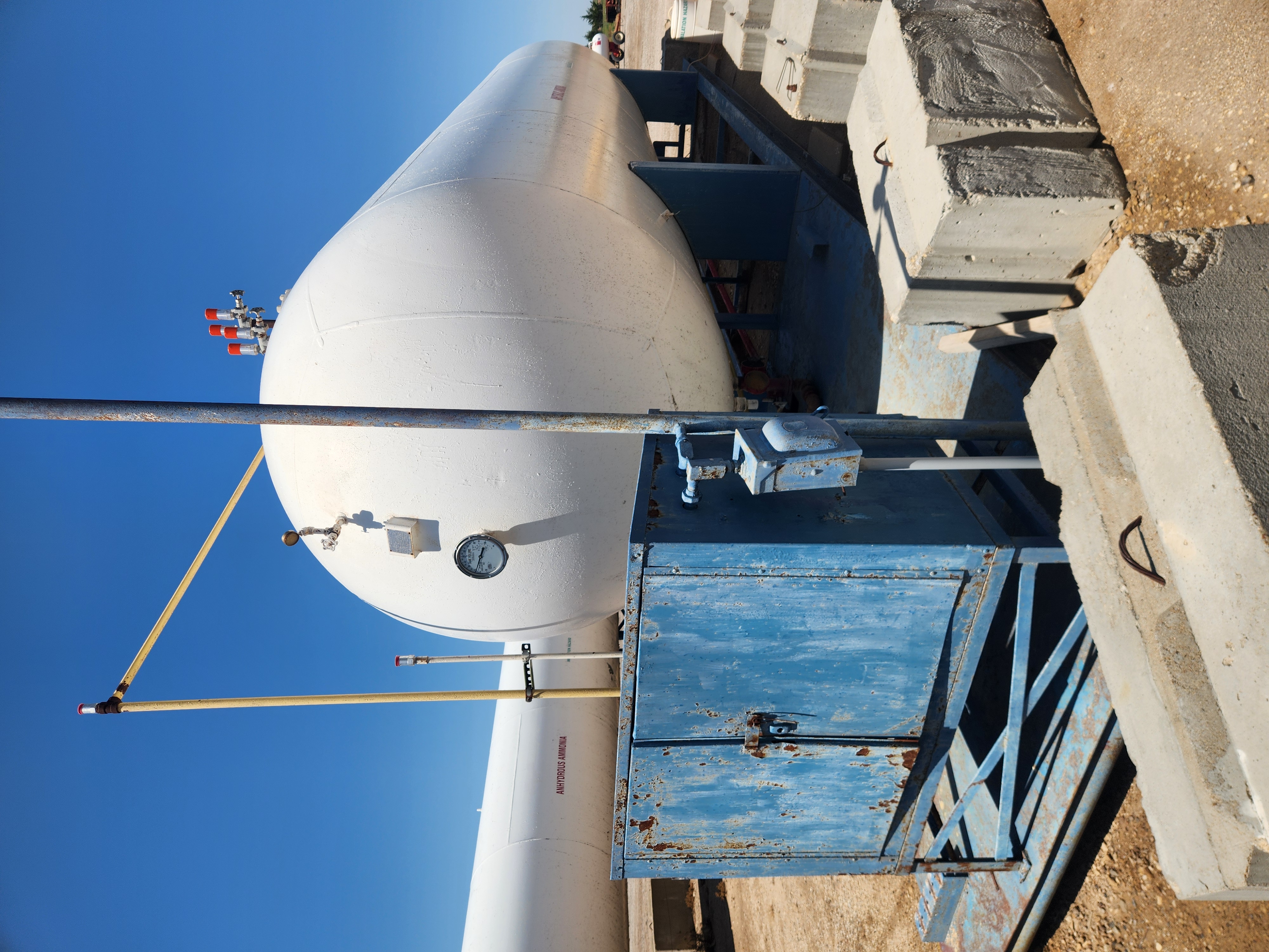 Used 18,000 Gallon Skidded Nh3 Tank