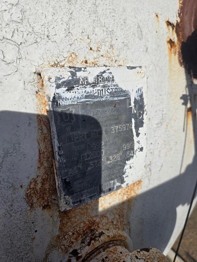 Used 12,000 Gallon Skidded Tank For Sale or Lease