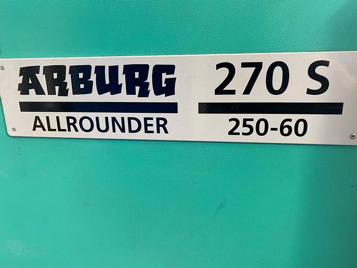 Used 1997 Arburg Allrounder Selecta 270S 250-60 Injection Moulding Machine