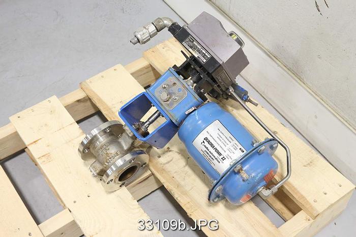 Used Neles Jamesbury R21CE1HAJJDV 2" V-Ball Control Valve #33109